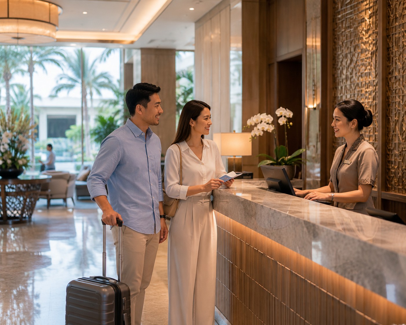 Premium hotel-grade reception for international patients